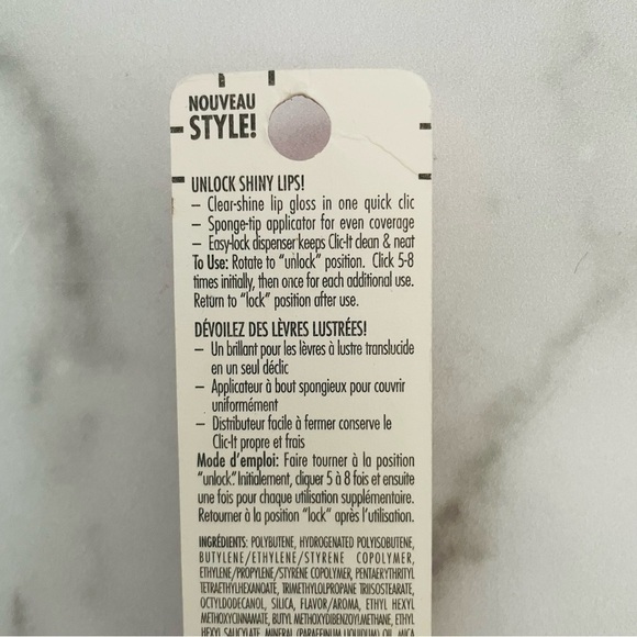 Bonne Bell Y2K Hype Cherry Strawberry Clic-It Clear Shine Lip Gloss- NIB - Picture 6 of 6